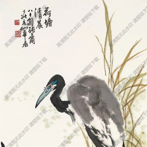 張世簡的畫_荷塘清晨_高清大圖下載