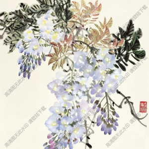 張世簡作品_花鳥麻雀_高清大圖下載
